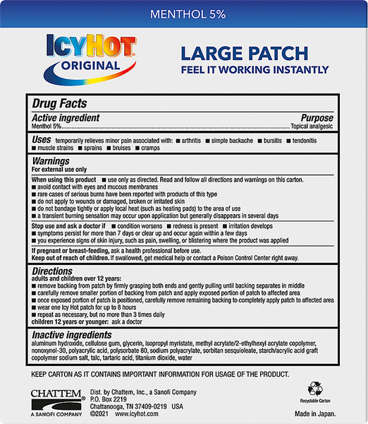 Back of Pack