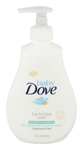 Baby dove top shop to toe wash