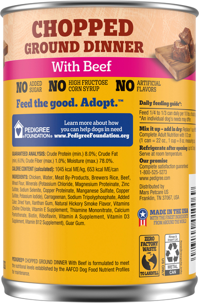 Pedigree 22 oz cans clearance