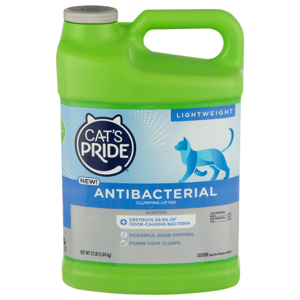 Cat s Pride Antibacterial Clumping Scented Lightweight Cat Litter 12 lb jug MARTIN S