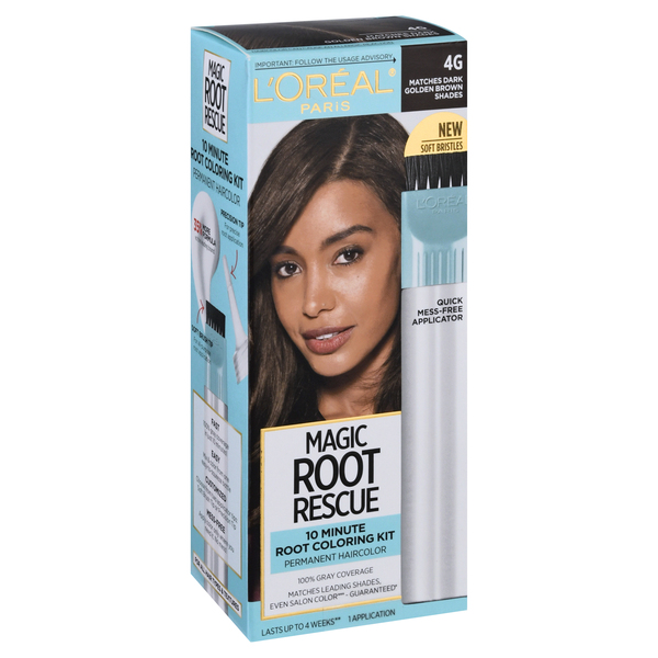 L'oreal Magic Root Rescue Permanent Haircolor, 10 Minute, Light Brown 6