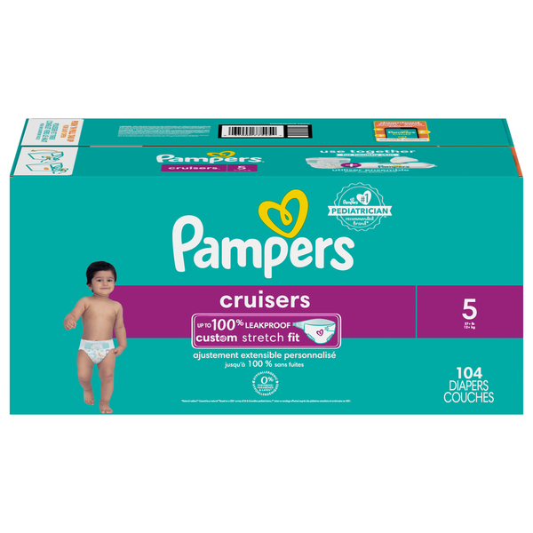 Sam's club pampers cruisers sale size 5