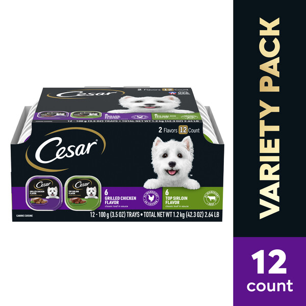 Cesar dog trays online