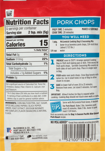 Back of Pack