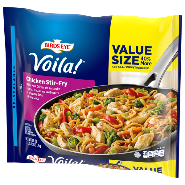 Birds Eye Voila Chicken Stir Fry Value Size Frozen Skillet Meal 60 oz bag Giant