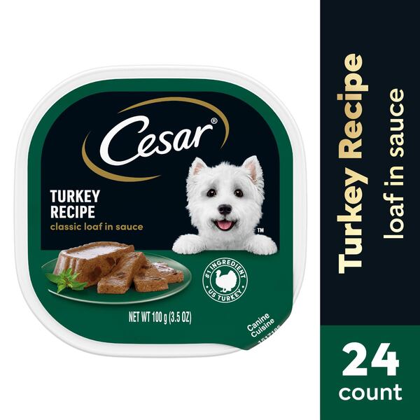 Cesar turkey dog food hotsell