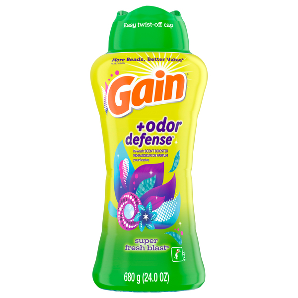 Gain Odor Defense Super Fresh Blast In Wash Scent Booster 24