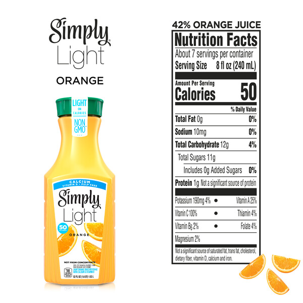 Orange juice nutrition facts shop