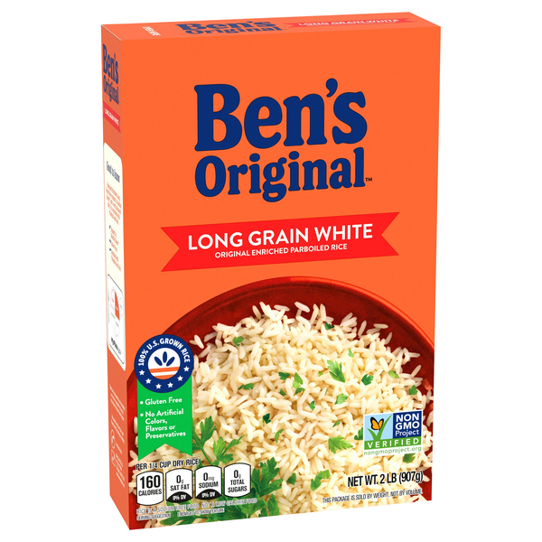 Ben's Original Original Long Grain White Ready Rice, Easy Dinner Side, 8.8  Ounce Pouch