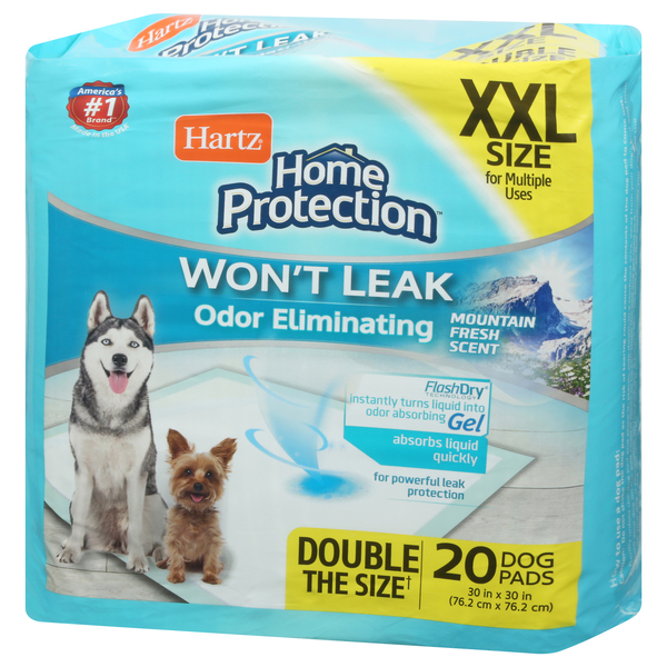 Hartz Home Protection Dog Pads Mountain Fresh XXL 20 ct pkg Giant