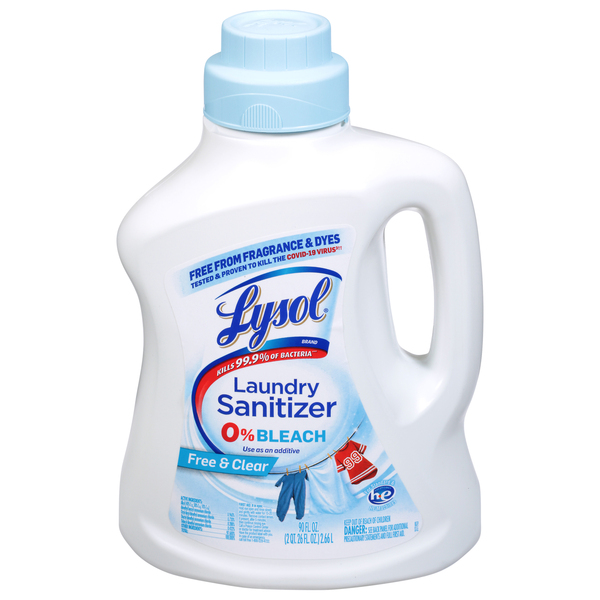 Laundry detergent shop with lysol