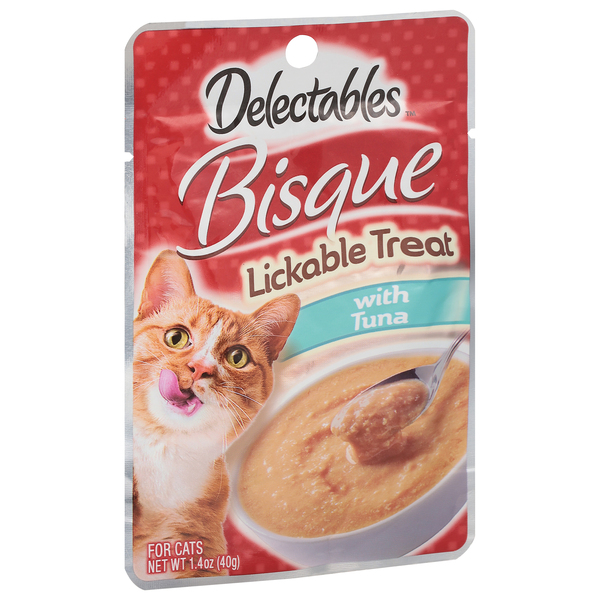 Delectables Bisque Tuna Lickable Cat Treat 1.4 oz pkg MARTIN S