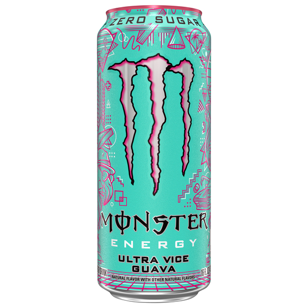 Monster Zero Sugar Ultra Vice Guava Energy Drink - 16 oz can | Giant