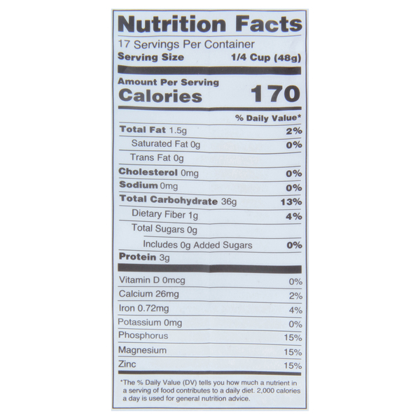 Nutritional Panel