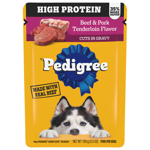 Pedigree dog food protein clearance