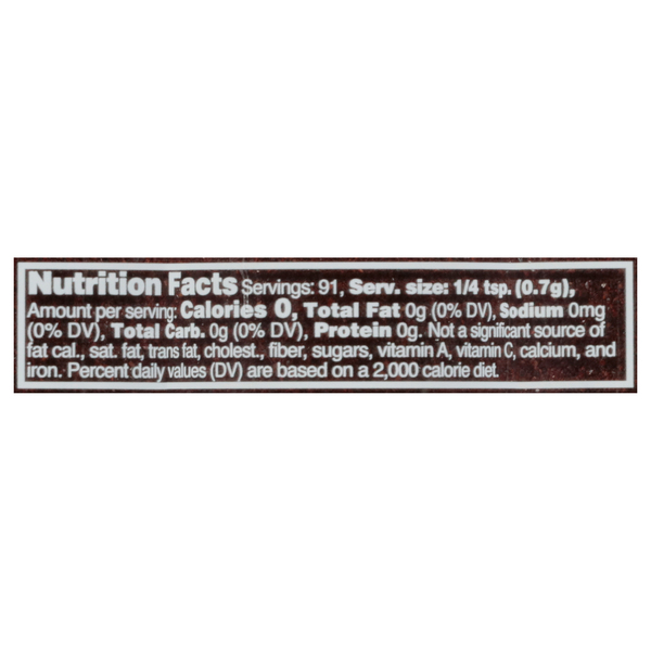 Nutritional Panel