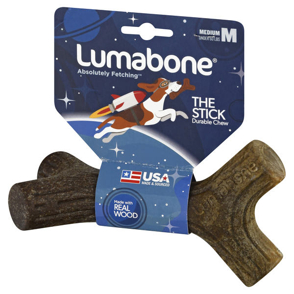 Lumabone The Stick Medium Durable Dog Chew Toy 1 ct pkg Giant