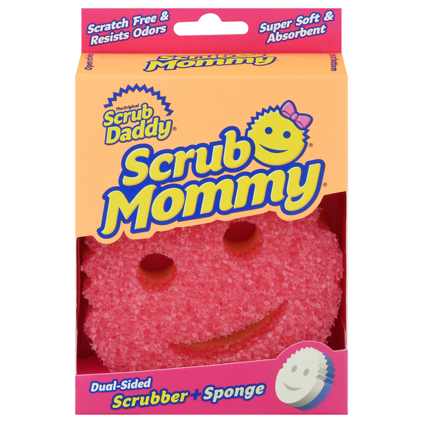 Scrub Daddy Sponge Daddy Dual-Sided Sponge + Scrubber - 3 ct pkg