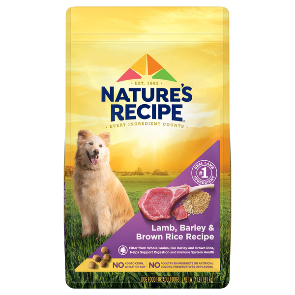 Natural lamb and rice dog food deals