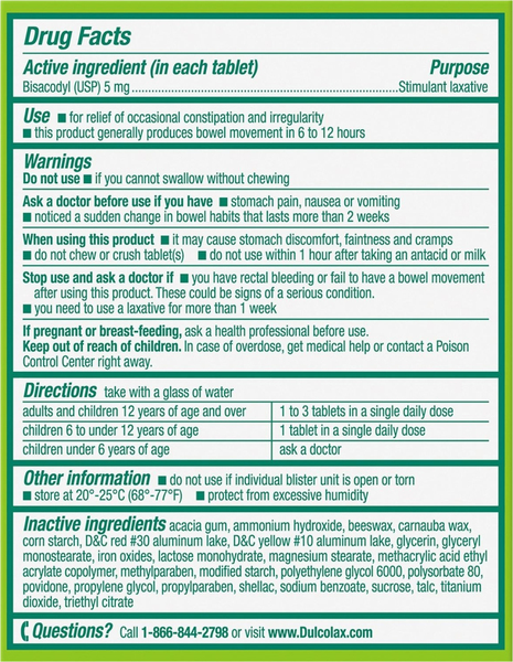 Back of Pack