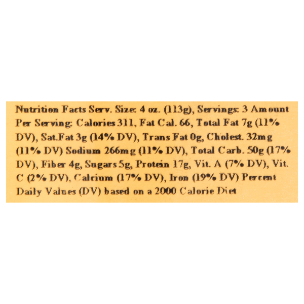 Nutritional Panel