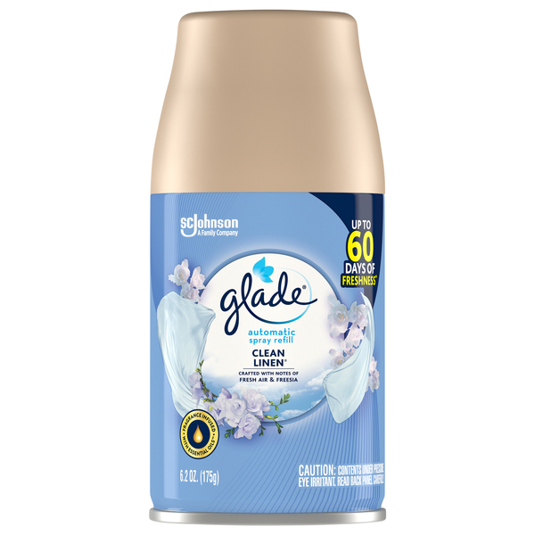 Glade Automatic Spray Refill, Air Freshener for Home and Bathroom, Cashmere  Woods, 6.2 Oz, 2 Count