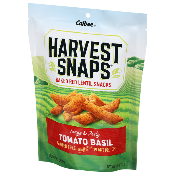 Harvest Snaps Crunchions Kick'n BBQ Red Lentil Snack Crisps, 2.5