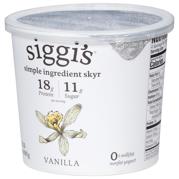 siggi's Icelandic-style yogurt: skyr - Vanilla 0 %