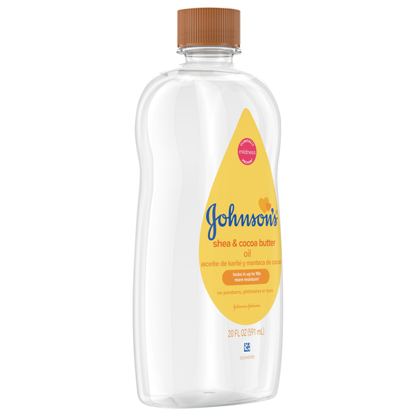 Johnson s Baby Oil Shea Cocoa Butter 20 oz btl Stop Shop