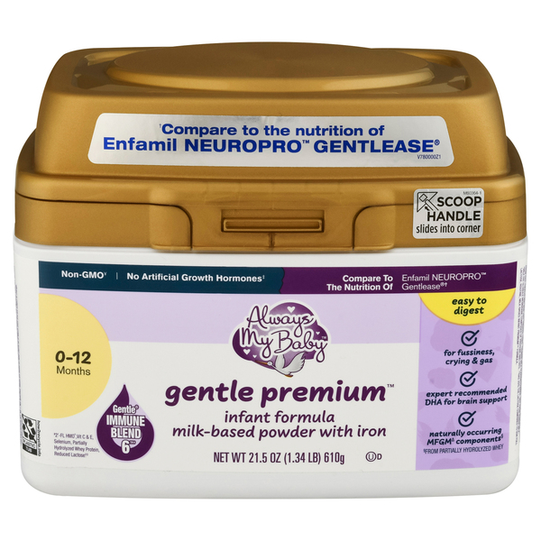 Always My Baby Gentle Infant Formula with Iron Milk Based Powder
