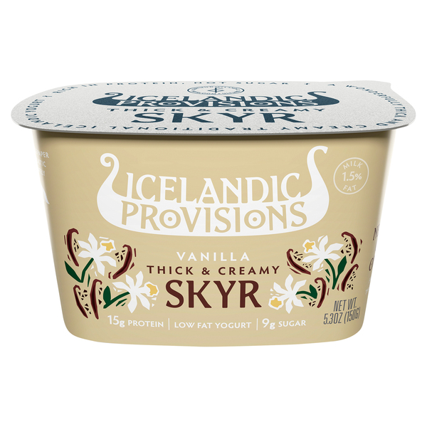 Icelandic Provisions Skyr, Key Lime Yogurt, 5.3 Ounce Plastic Cup