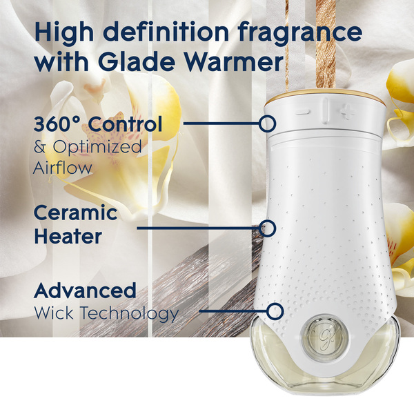 Glade PlugIns Scented Oil Refill Sheer Vanilla Embrace, Essential Oil  Infused Wall Plug In, Up to 100 Days of Continuous Fragrance, 1.34 oz, Pack  of 2
