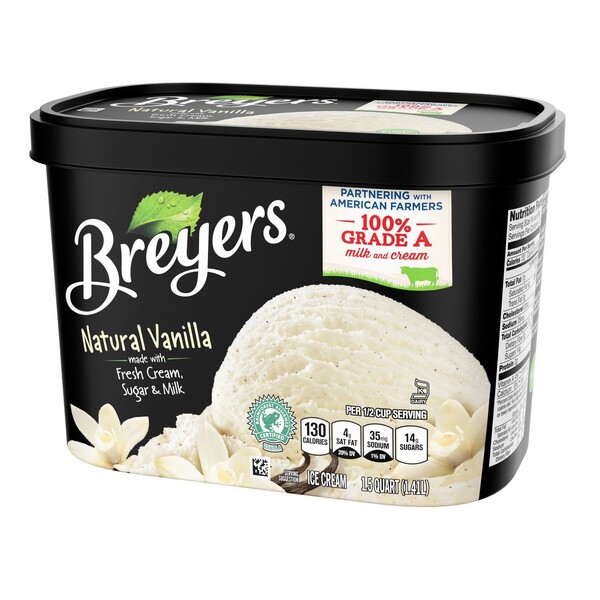 Breyers Classics Natural Vanilla Ice Cream - 48 Oz - Randalls