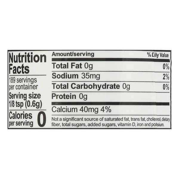 Nutritional Panel