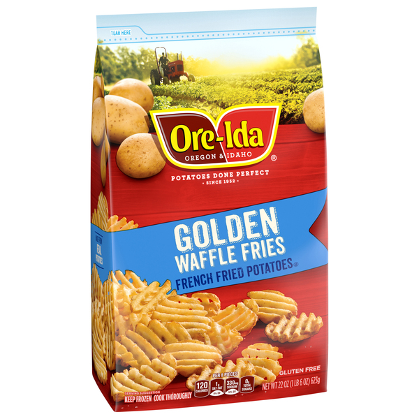 Ore Ida Golden Crinkles French Fried Potatoes - Shop Entrees