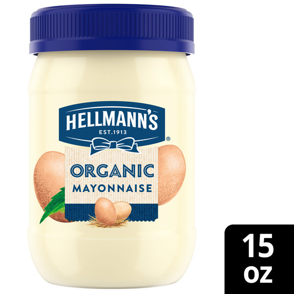 Hellmann's Mayonnaise Original Organic - 15 oz jar