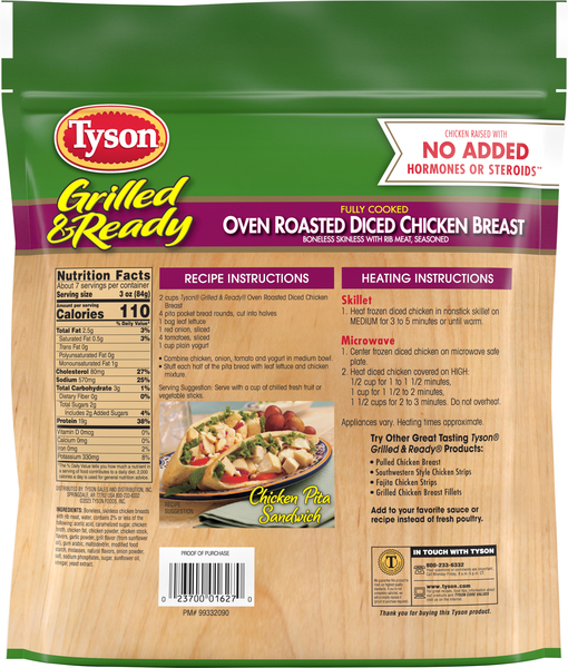 Tyson frozen grilled chicken outlet