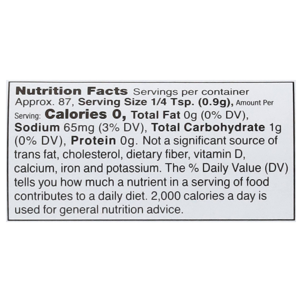 Nutritional Panel