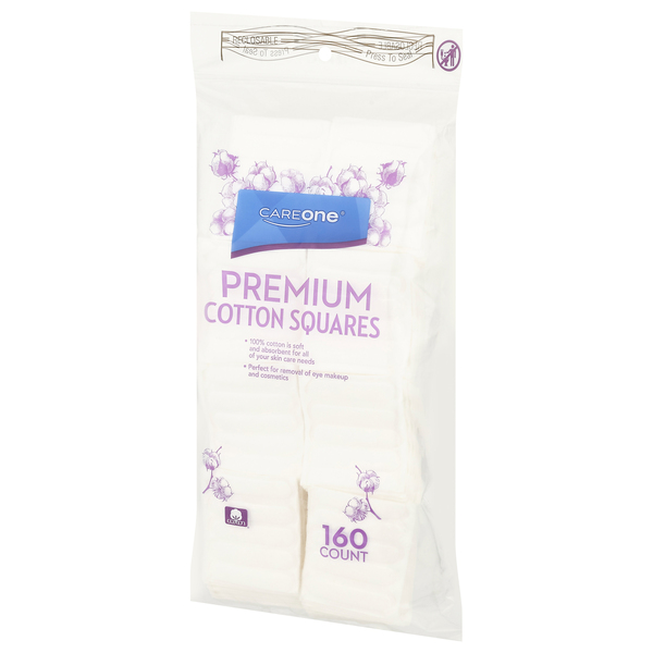 CareOne Premium Cotton Squares - 160 ct pkg