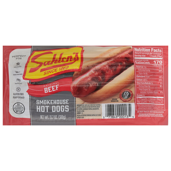 Sahlen's hot dog coupons outlet