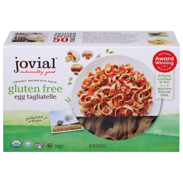 jovial Egg Pasta Tagliatelle Organic Gluten Free - 9 oz box