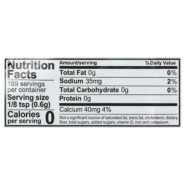 Nutritional Panel