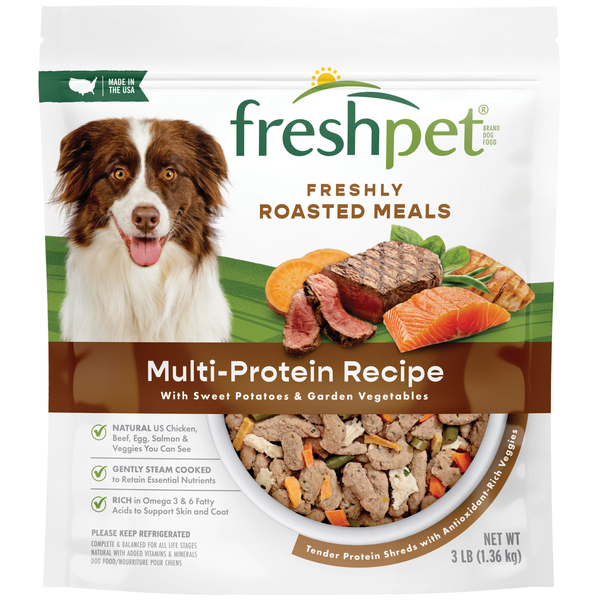 Freshpet Select Multi Protein Refrigerated Dog Food Chicken Beef