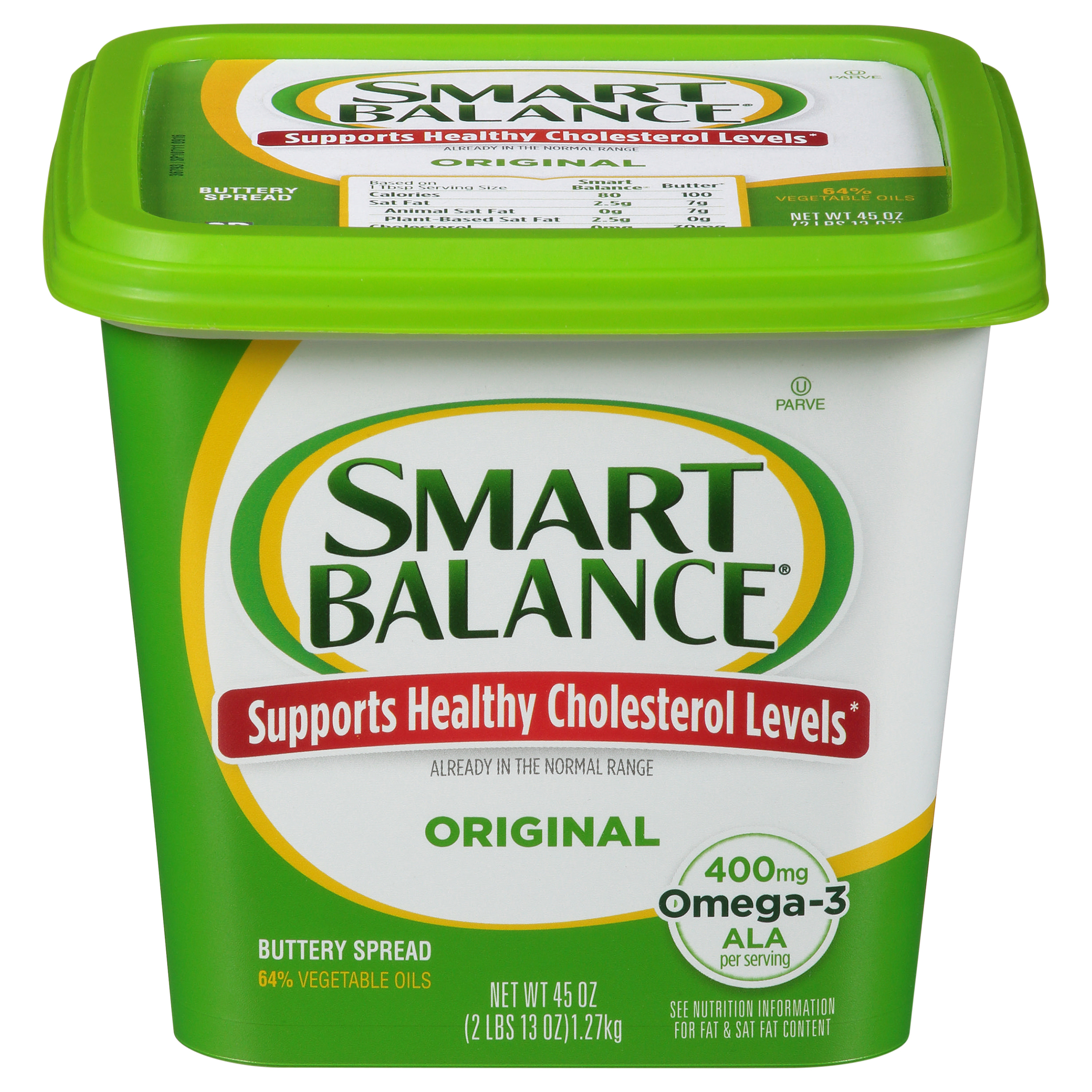Smart Balance Original Spreadable Butter and Margarine Alternative, 15 oz  Tub
