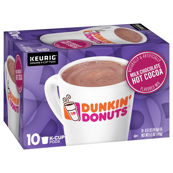 Dunkin hot best sale chocolate k cups