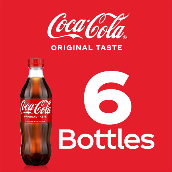 Coca-Cola Original Taste 320mL - Pack of 6 - Coke Beverages