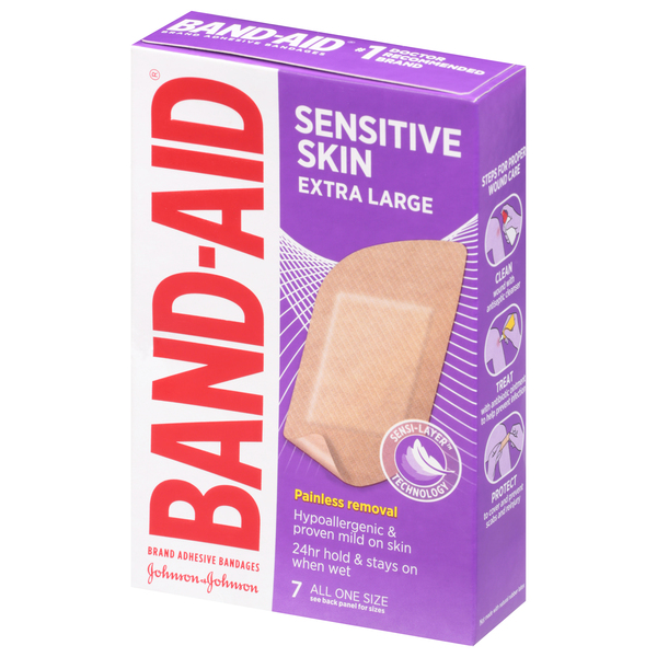 Band Aid Brand Flexible Fabric Extra Large Bandages Box Of 10