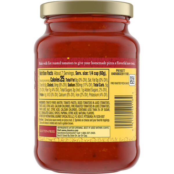 Primal Kitchen Unsweetened Pizza Sauce With Avocado Oil 16oz