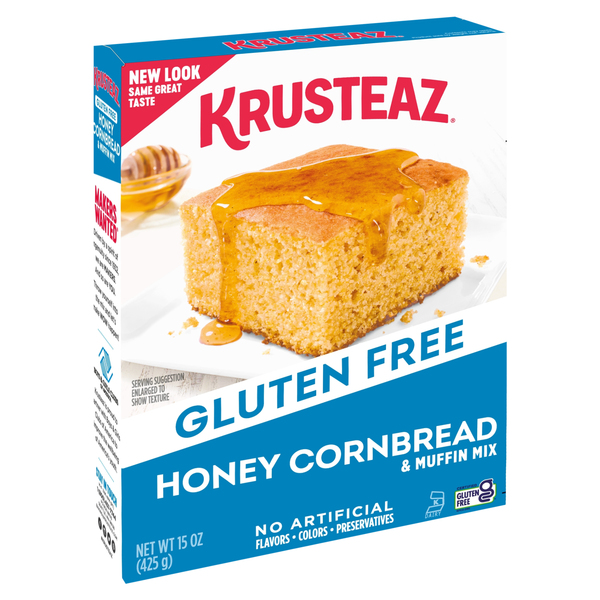 Krusteaz Honey Cornbread & Muffin Mix Gluten Free - 15 oz box