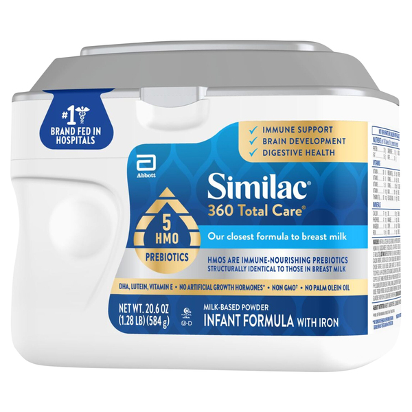 Similac 360 Total Care Infant Formula Powder 20.6 oz can Stop